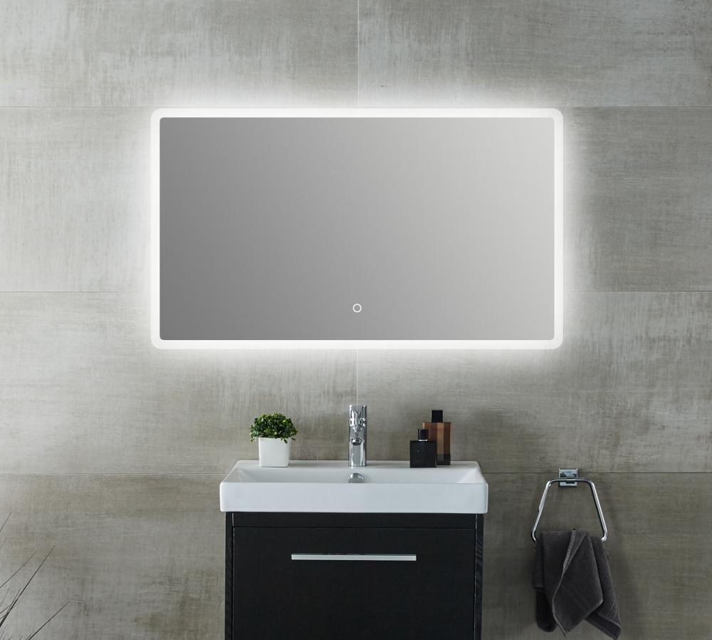 1200*700mm Frameless Square LED Mirror