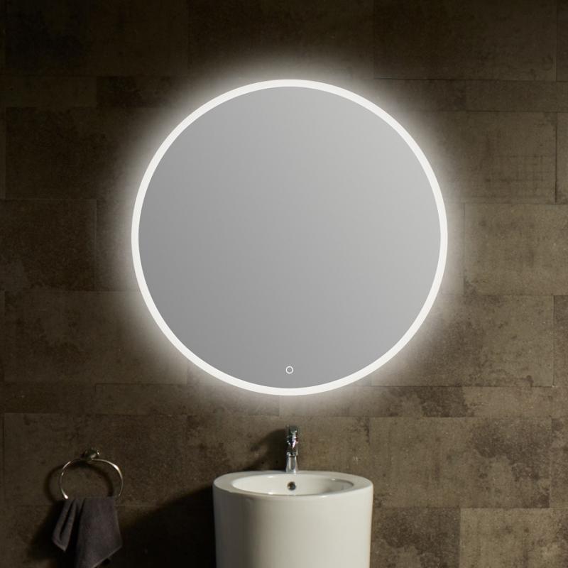 Φ700mm Framed Round LED Mirror