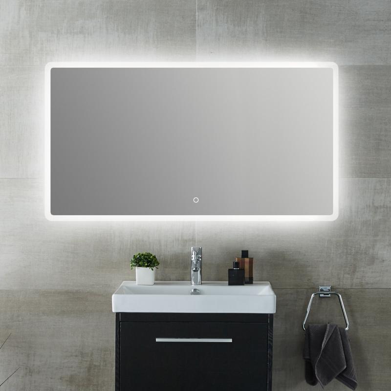 1500*800mm Frameless Square LED Mirror