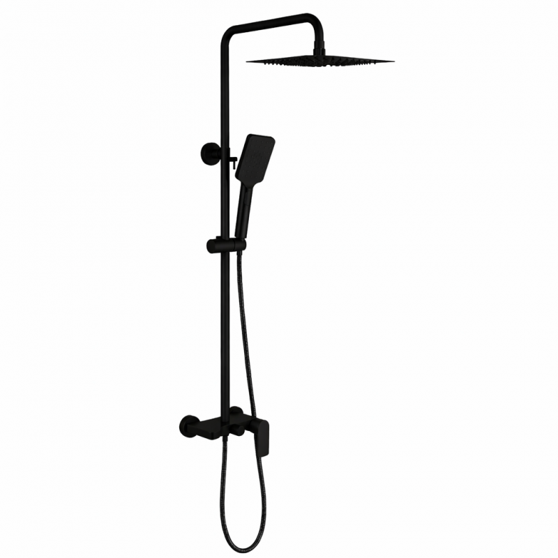 240111PH-NEW Shower set - Matt Black - 明装