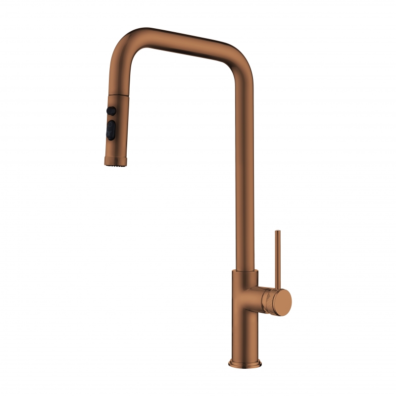 55565RG Pull out - Kitchen Tap/mixer - Brushed Rose Gold