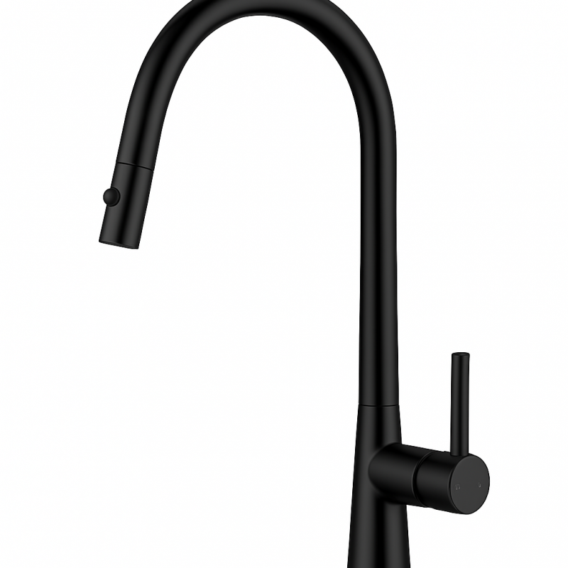 FE42MB Pull out - Kitchen Tap/mixer - Matt Black