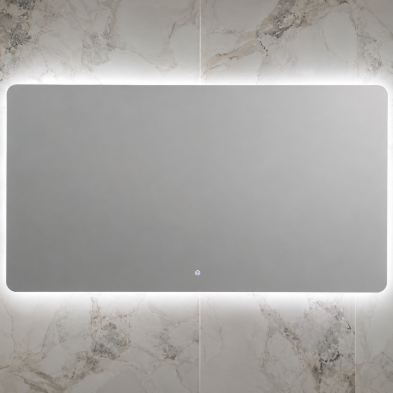 NU-1207F, LED mirror without frosted edges