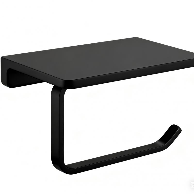 TPH001B, Matt Black, Toilet Paper Holder
