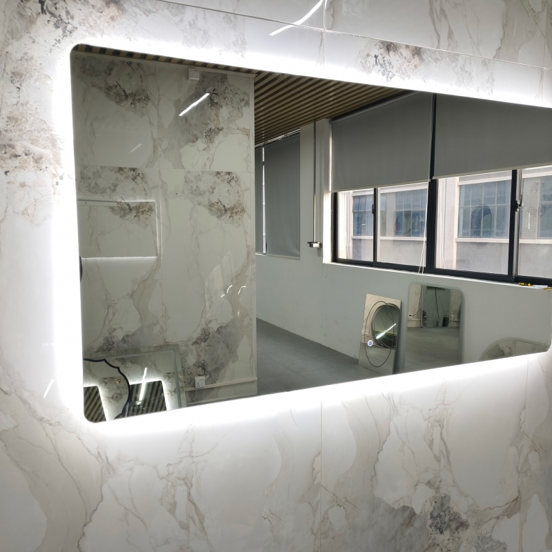 NU-1508F, LED mirror without frosted edges