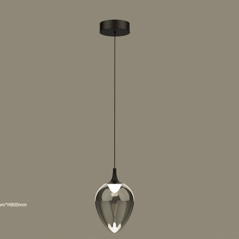 NULD-1012-1A-B LED Light, Matt Black